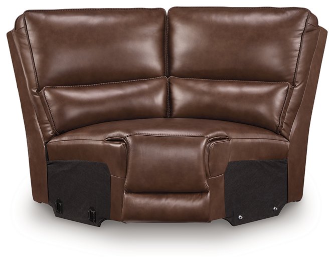 DeepWakes Power Reclining Sectional with Chaise - Discount Furniture World (Burlington,NC)