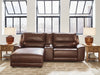 DeepWakes Power Reclining Sectional with Chaise - Discount Furniture World (Burlington,NC)