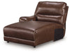 DeepWakes Power Reclining Sectional with Chaise - Discount Furniture World (Burlington,NC)