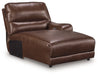 DeepWakes Power Reclining Sectional with Chaise - Discount Furniture World (Burlington,NC)