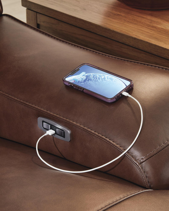 DeepWakes Power Reclining Sectional - Discount Furniture World (Burlington,NC)