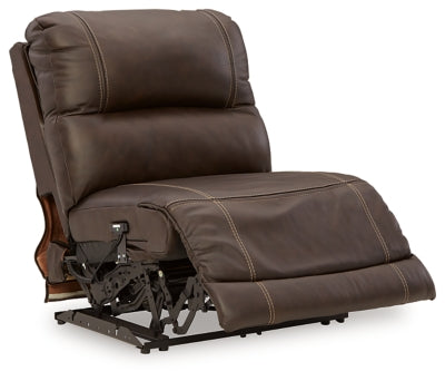 Dunleith Power Reclining Sectional - Discount Furniture World (Burlington,NC)
