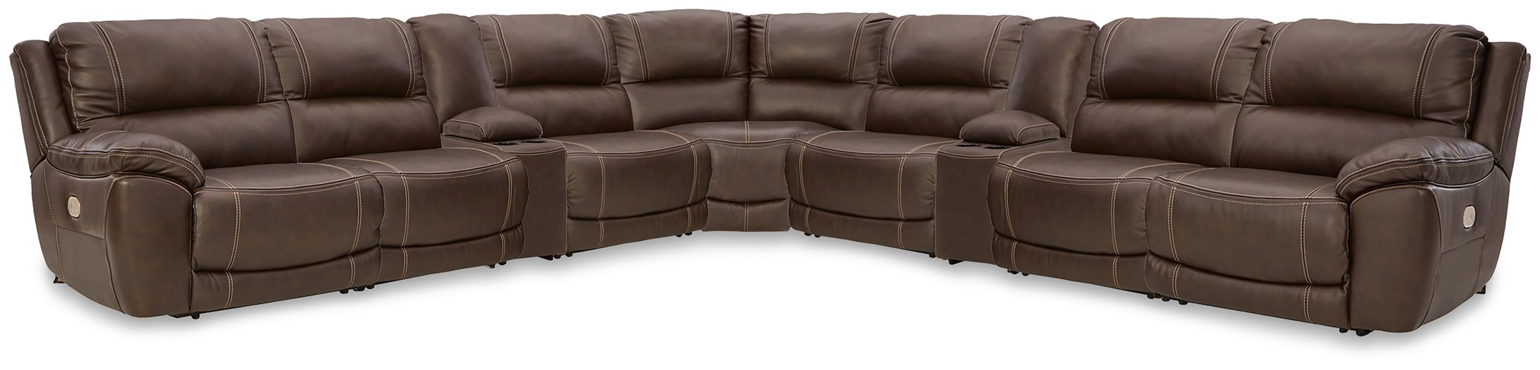 Dunleith Power Reclining Sectional - Discount Furniture World (Burlington,NC)