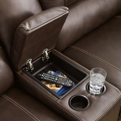 Dunleith Power Reclining Sectional - Discount Furniture World (Burlington,NC)