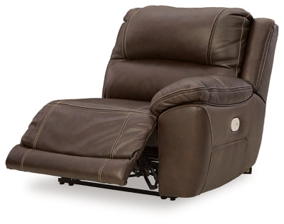 Dunleith Power Reclining Sectional Loveseat - Discount Furniture World (Burlington,NC)