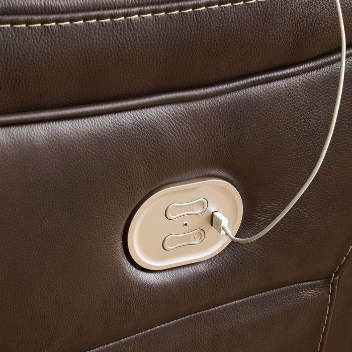 Dunleith Power Reclining Sectional - Discount Furniture World (Burlington,NC)