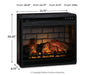 Entertainment Accessories Electric Infrared Fireplace Insert - Discount Furniture World (Burlington,NC)