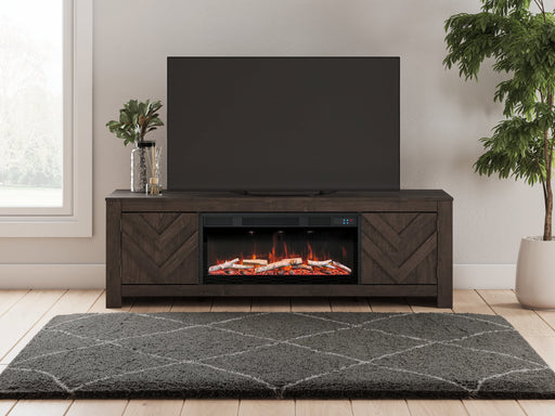 Cayboni 71" TV Stand with Electric Fireplace - Discount Furniture World (Burlington,NC)