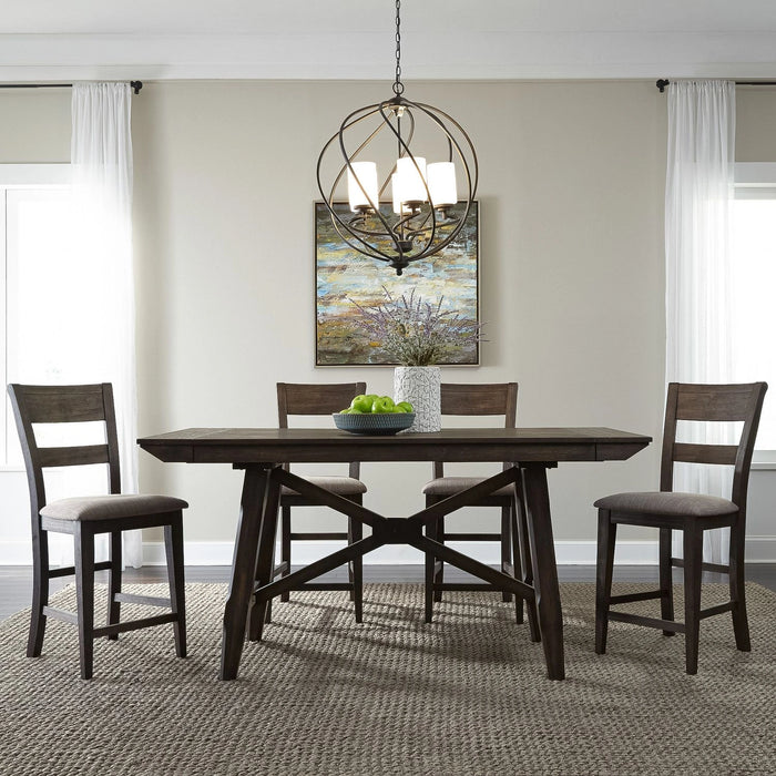 Double Bridge Splat Back Counter Chair (RTA) image