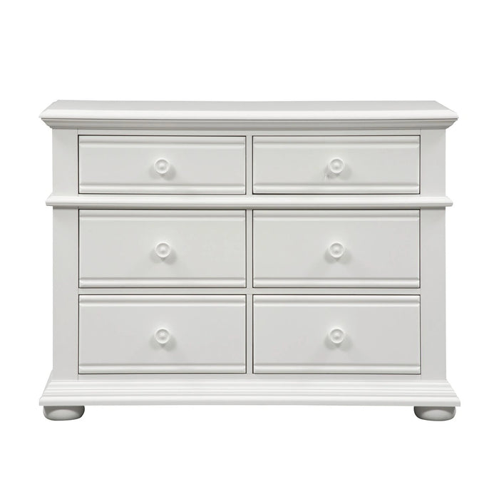 Summer House Media Chest in Oyster White image