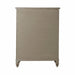 Americana Farmhouse 5 Drawer Chest in Dusty Taupe and Black image