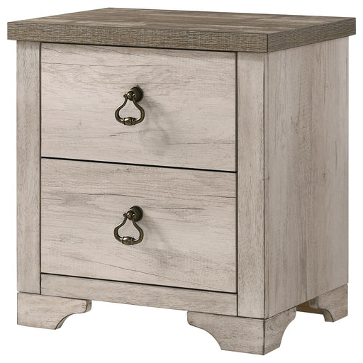 Crown Mark Patterson Nightstand in Driftwood Grey image