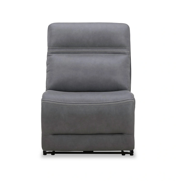 Cooper Armless Recliner P3 & ZG - Blue Gray image