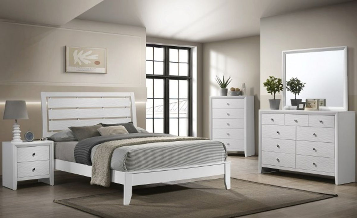 Crown Mark Furniture Evan Dresser in White