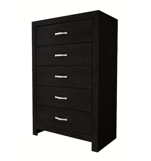 Crown Mark Furniture Jaylen 5 Drawer Chest in Black image