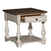 Morgan Creek End Table in Antique White image