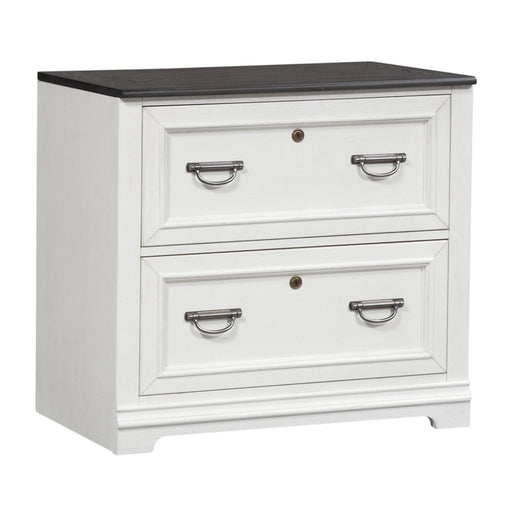 Allyson Park Bunching Lateral File Cabinet in Wirebrushed White image