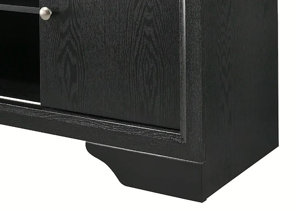 Crown Mark Furniture Regata TV Stand in Black