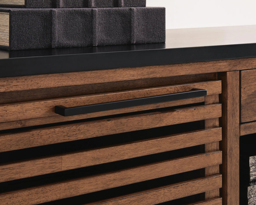 Kallari Credenza with Desk Return