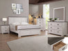 Crown Mark Furniture Leighton 2 Drawer Nightstand in White image
