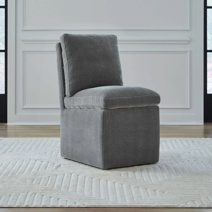 Accent Dining Accent Dining Chair w/ Casters - Sapphire image