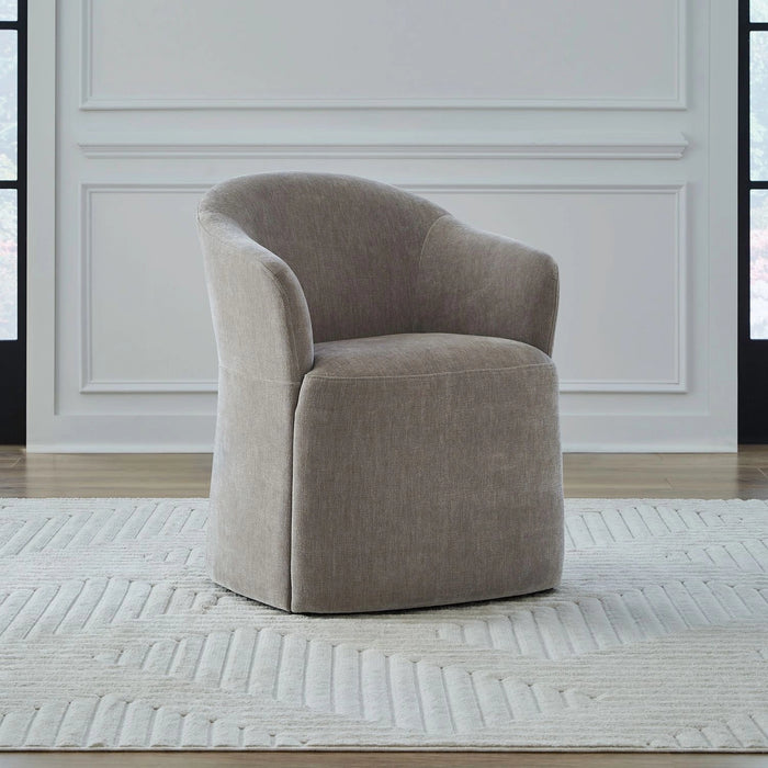 Accent Dining Accent Dining Chair w/ Casters - Truffle image