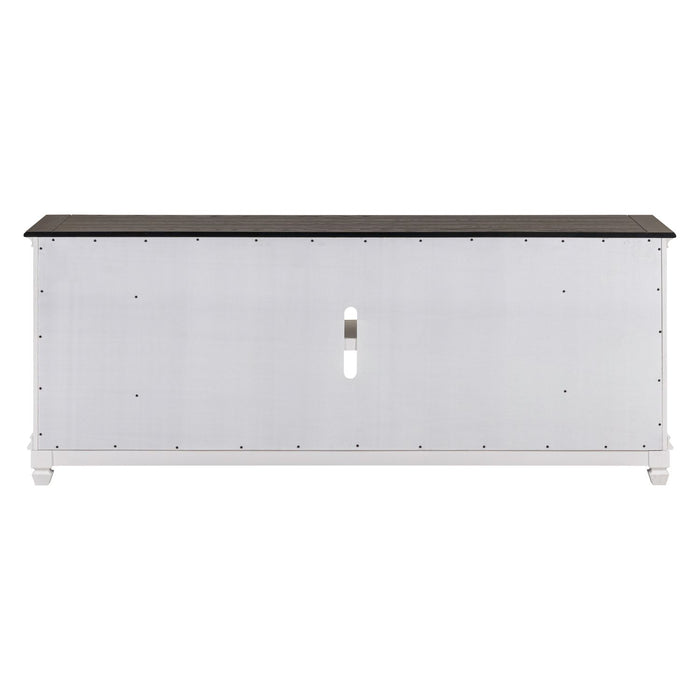 Fireplace TV Consoles 80 Inch Fireplace TV Console - Discount Furniture World (Burlington,NC)