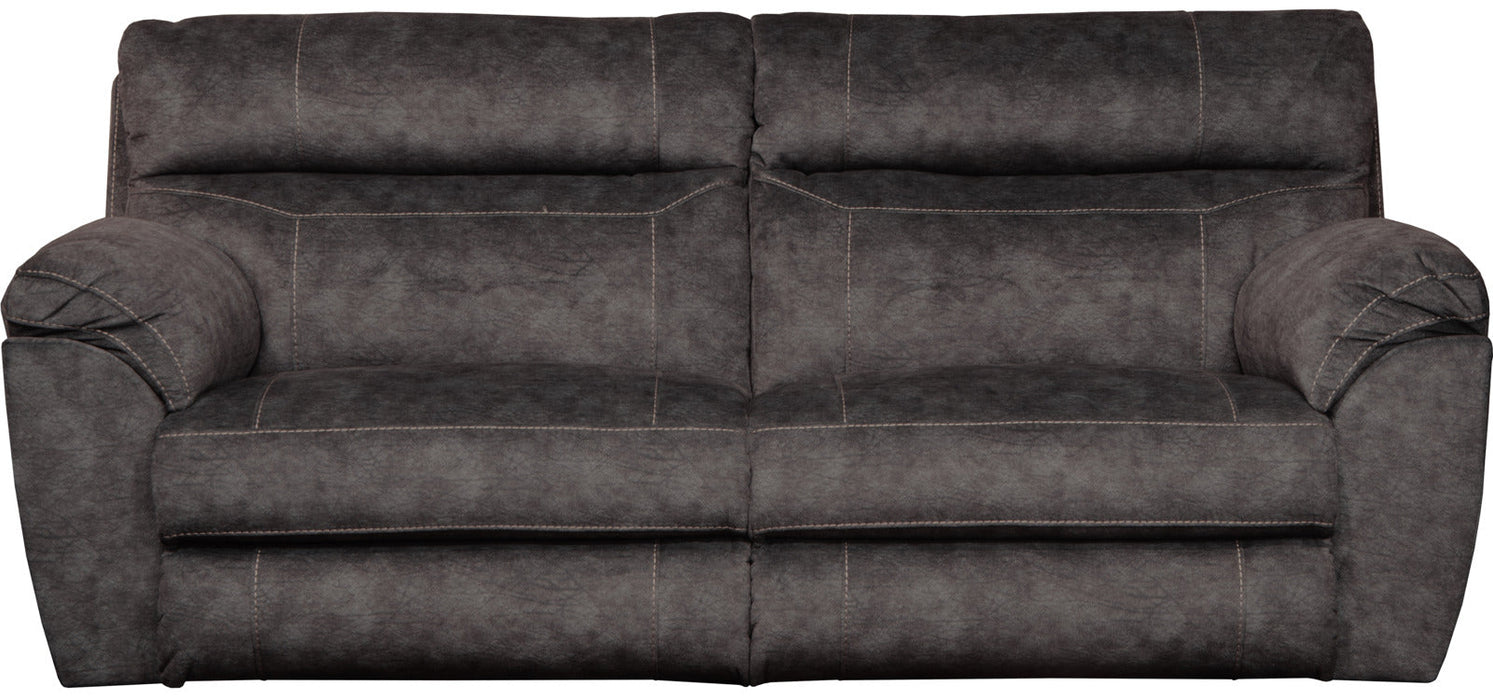 Catnapper Sedona Power Headrest w/Lumbar Lay Flat Reclining Sofa in Smoke 762221 image