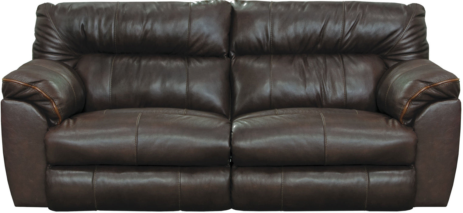 Catnapper Milan Power Lay Flat Reclining Sofa in Chocolate 64341 image