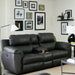 Catnapper Sorrento Power Reclining Console Loveseat in Anthracite image