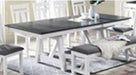 Crown Mark Maribelle Rectangular Dining Table in Chalk/Grey image