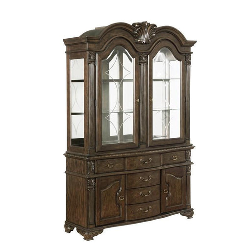 Crown Mark Neo Renaissance Buffet with Hutch in Brown 2420-H/B image