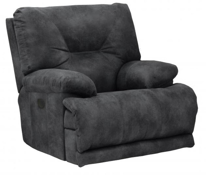 Catnapper Voyager Power Lay Flat Recliner in Slate image